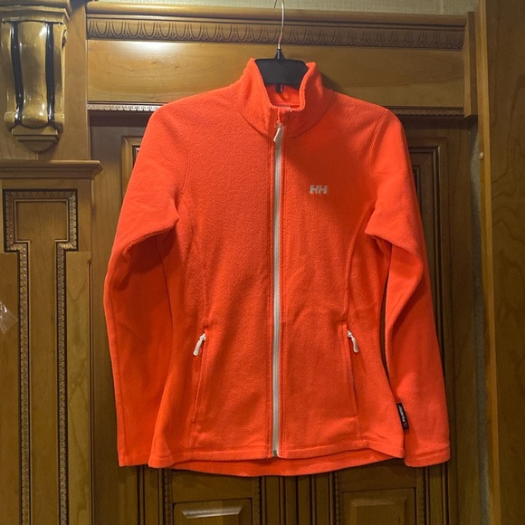Helly Hansen Daybreak Red/Orange Fleece Jacket Size Small - Picture 1 of 9